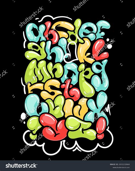 1,535 Graffiti bubble letters Stock Vectors, Images & Vector Art ...