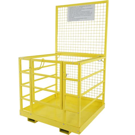 Buy Forklift Safety Cage Work Platform Heavy Duty Basket Aerial Lift ...