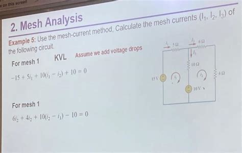 Image result for Mesh Current Method Examples