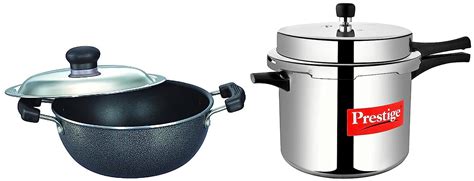Buy Prestige Popular Aluminium Outer Lid Pressure Cooker, 10 Litres ...
