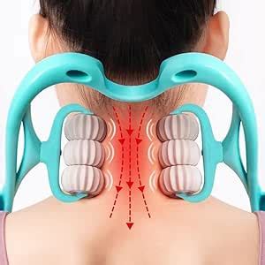 Onpalm Enterprise 6 Wheel Dual Pressure Point Cervical Neck Massager ...
