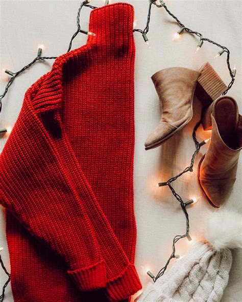 Red Sweater | Christmas | Winter | Sweaters, Red sweaters, Knitted scarf