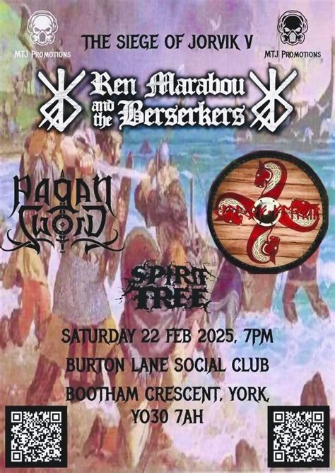 46/124 Ren Marabou and the Berserkers, Pagan Sword, Call of Fenrir ...