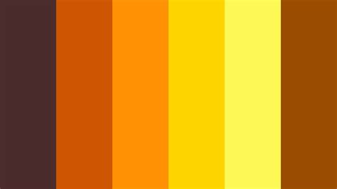 Yellow Orange Color Palette