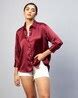 Buy Maroon Shirts for Women by Delan Online | Ajio.com