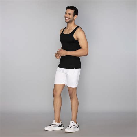 Pace Super Combed Cotton Vest Black Knight – XYXX Apparels