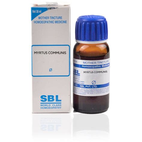 SBL Myrtus Communis Mother Tincture (30ml) – Greenleafdrugstore