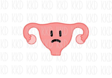 Buy Sad Uterus SVG, Funny SVG, Period SVG, Menstrual Cycle Svg, Mood ...