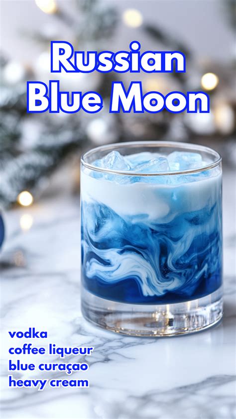 Russian Blue Moon | Recipe | Drinks alcohol recipes, Alcohol drink ...