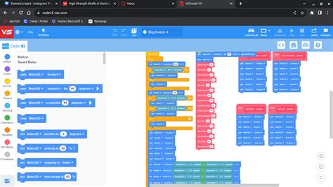 Vexcode V5 Programming Work Cell 的图像结果
