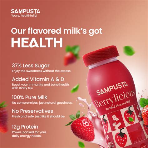 Berrylicious Fortified Flavored Milk – Sampusta