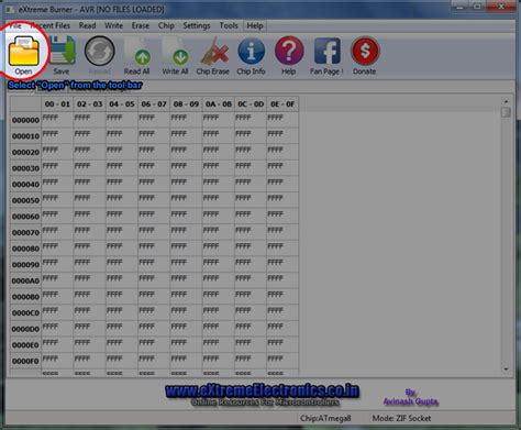 28 PIN AVR Development Board :: Programming the board