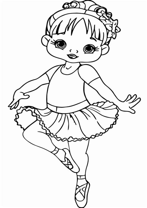 Ballerina Coloring Pages Kids
