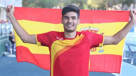 Héctor Santos, orgulloso por superar el récord sub-23 de Yago Lamela