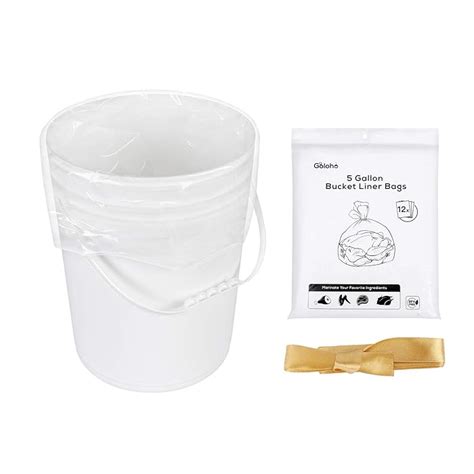 Buy Turkey Brine Bags, Upgraded Thick 5 Gallon Bucket Liners with ...