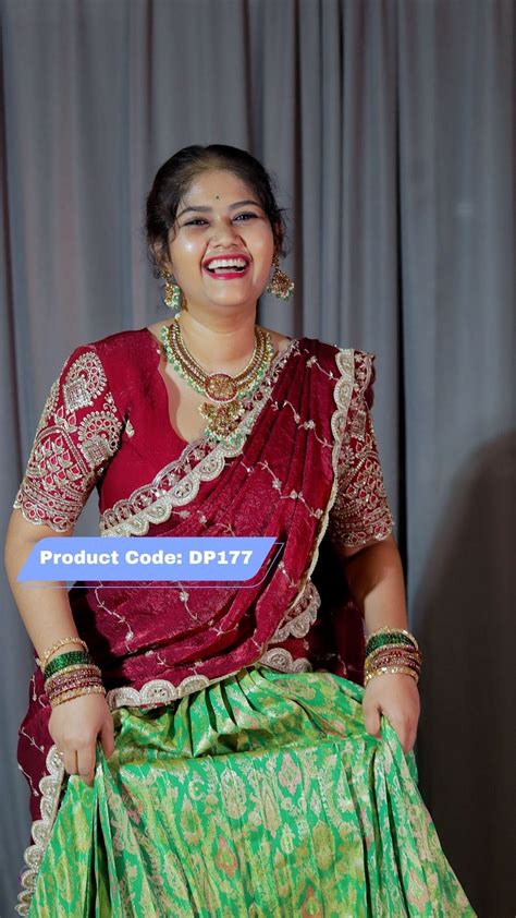Premium Pattu Ready-Wear Half Saree – Deeprastore