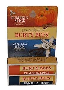 Buy Burts Bees Limited Edition Combo Pack Pumpking Spice & Vanilla Bean ...