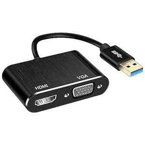 1Goal® USB3.0 to HDMI + VGA Two in One HD Video Converter Drive Free ...