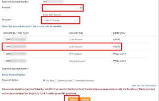 How to pay SBI loan EMI online using SBI internet Banking?