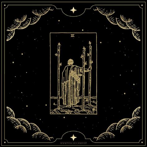 Three of Wands - Mystic Doorway