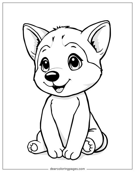 Husky Puppies Coloring Pages [2025]