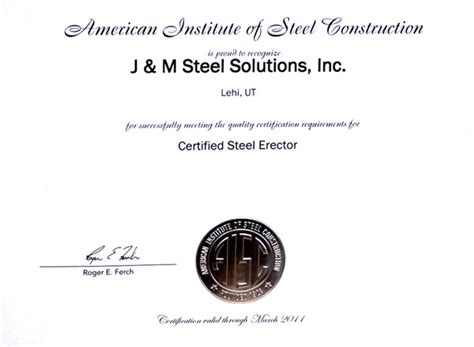 Image result for AISC Certificate