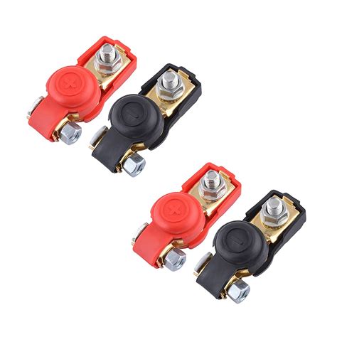 4 Pcs Battery Terminals Quick Release Battery Terminal Battery Terminal ...