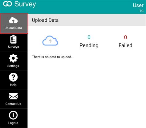 How Can I Upload the Data After Being Online | GoSurvey