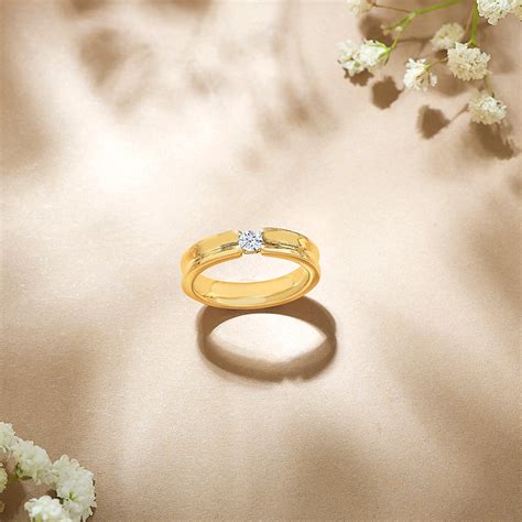 Solvar Axis Gold & Diamond Ring – PNG Jewellers