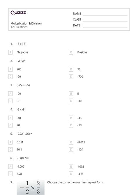 Image result for Multiplication Worksheets Grade 7 Printable