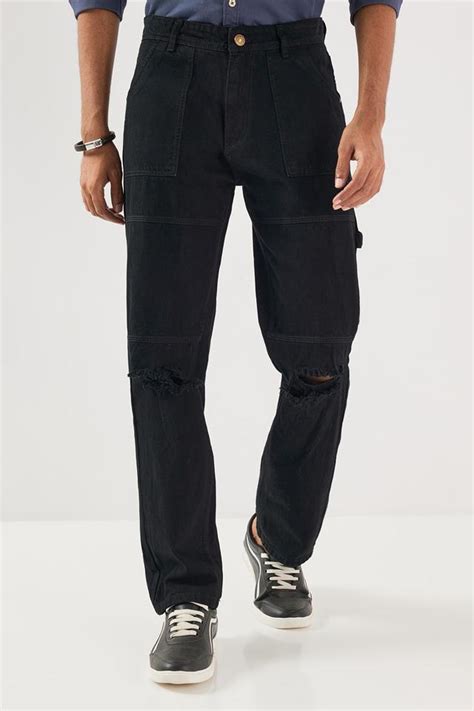 Cotton Straight Fit Men's Jeans – Intune Fashion