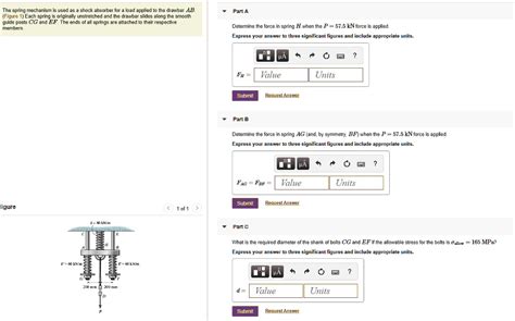 Image result for Spring Push Off Load Example Problems