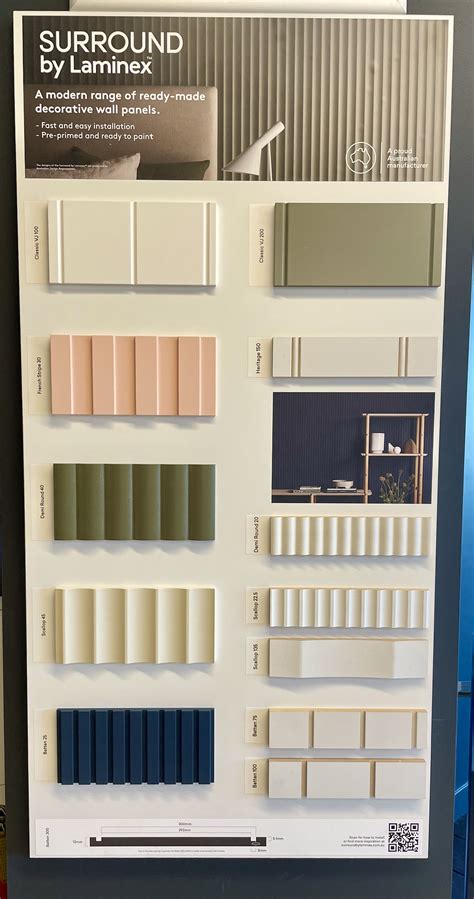 Different Types of Paint Samples Poster | Fluted wall ideas, Fluted ...