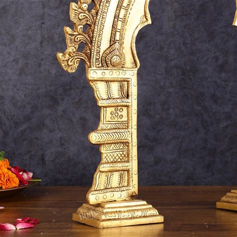 Exquisite Brass Standing Prabhavali Arch Frame 17 inch – Budhshiv.com