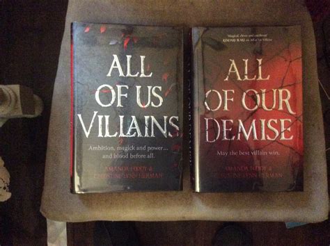 All Of Us Villains & All Of Our Demise *****BOTH DBLE SIGNED & NUMBERED ...