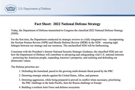 A National Defense Strategy that is Viable and Affordable - Defense ...