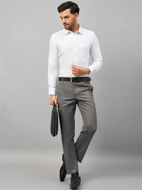 Regular Fit Formal Shirts For Men Perfectly Handfinished Collar & Cuff