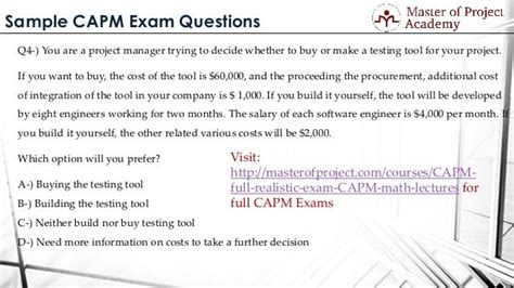 Capm Example Questions 的图像结果