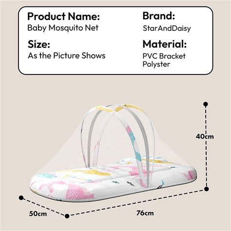 SND Baby Bedding Set with Mosquito Net - Fish Print