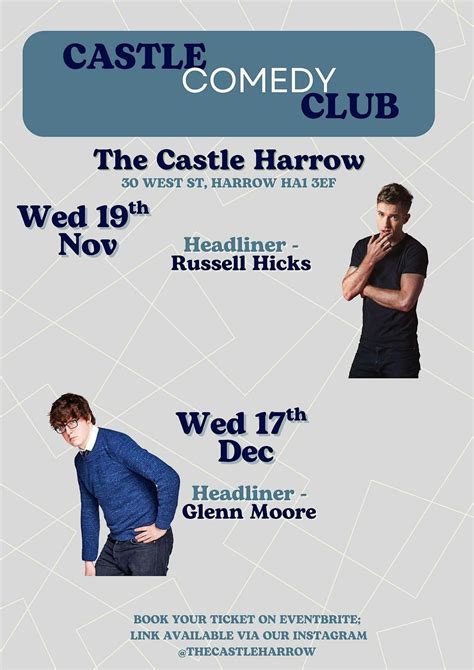 The Castle Comedy Club, The Castle, Harrow, 17 December 2025 | AllEvents