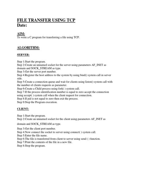 File Transfer Using TCP Connection C 的图像结果