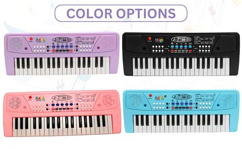 Buy KID KRAZE® 37 Keys Kids Piano with Mic Portable Electronic Keyboard ...