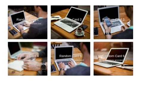 Card Animation Bootstrap 的图像结果