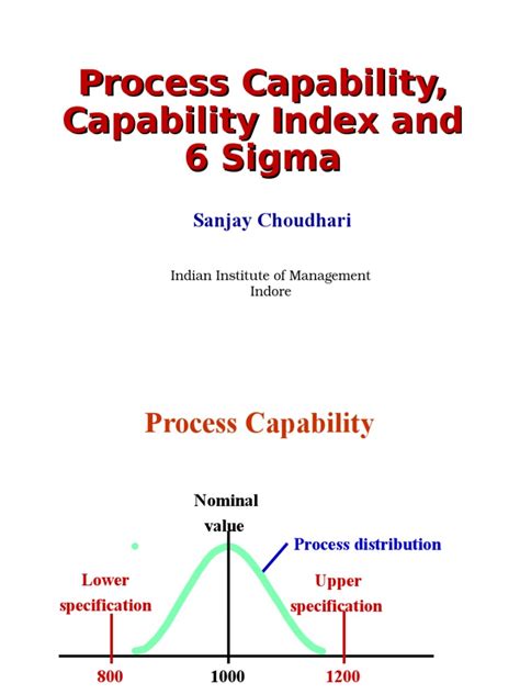 03 Process Capability and CPK Index | PDF | Six Sigma | Accountability