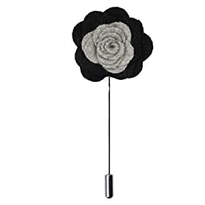 Buy Peluche Graceful Bloom Grey Brooch for Men at Amazon.in