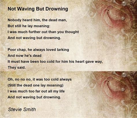 Not Waving but Drowning - Alchetron, the free social encyclopedia