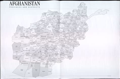 Afghanistan country profile ; Afghanistan provinces and districts. | Library of Congress