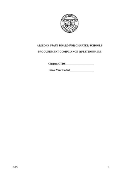 Procurement Compliance Questionnaire - asbcs az Doc Template | pdfFiller