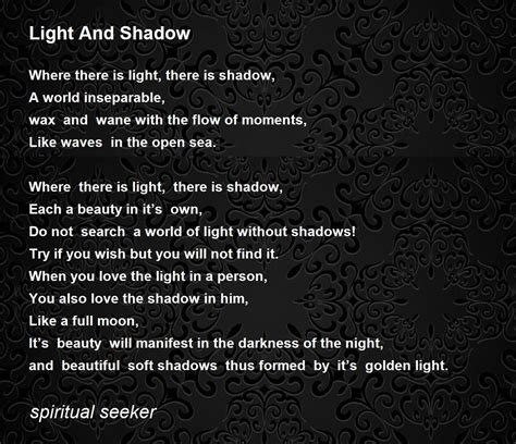 Poems About Light And Shadow | Shelly Lighting