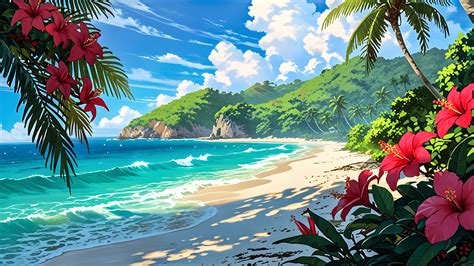 Paesaggio Anime Spiaggia